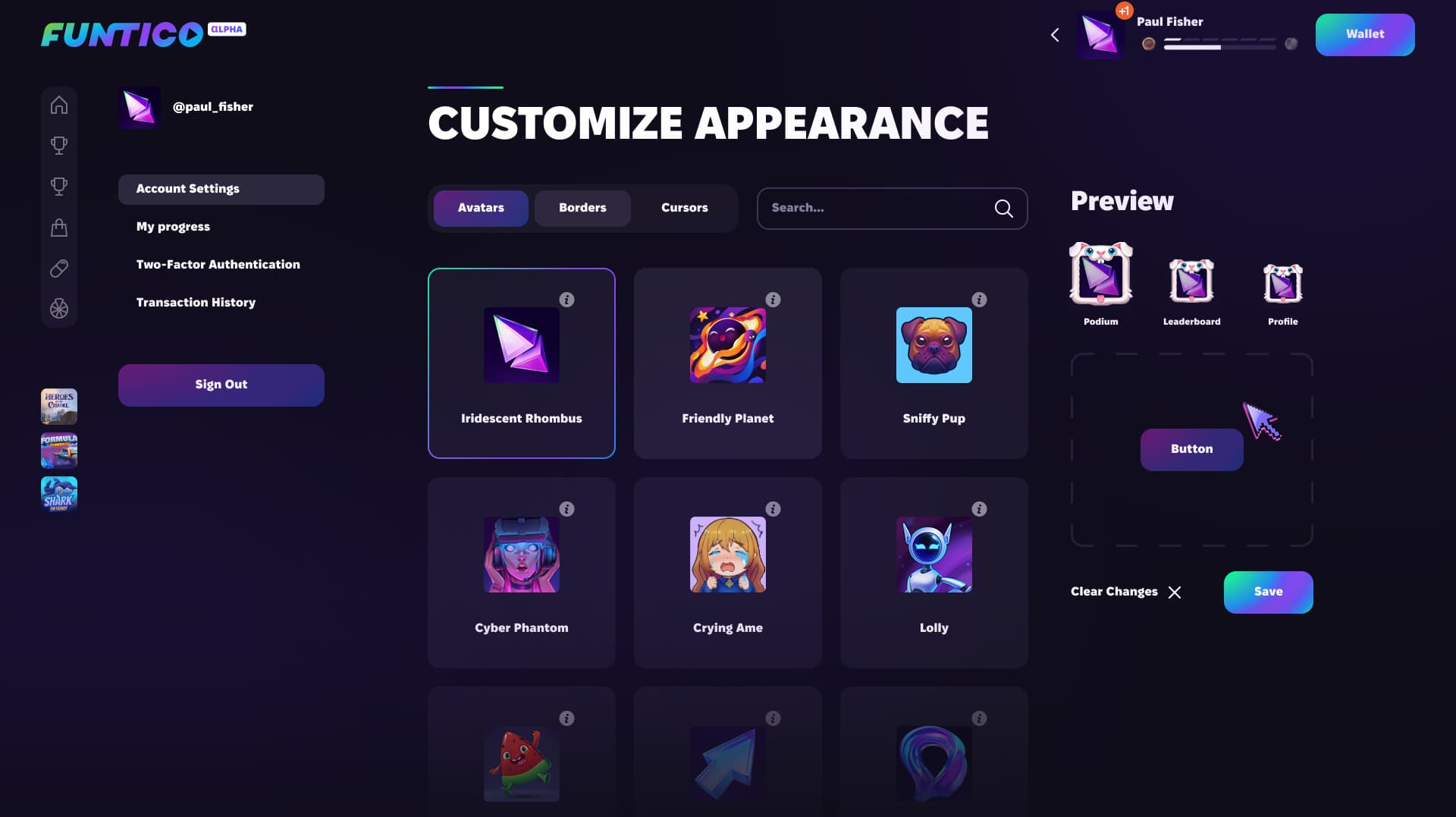 Customize Appearance