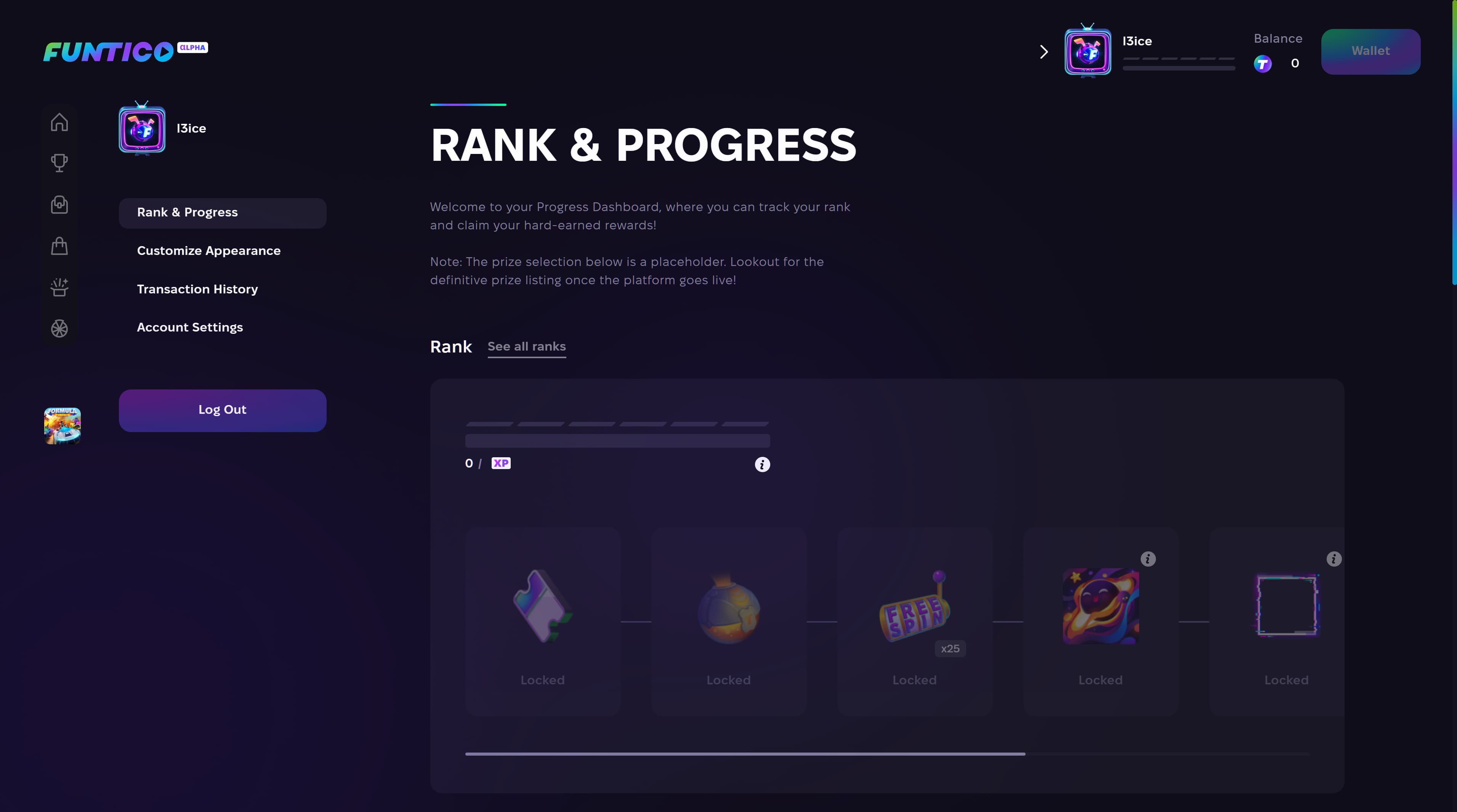 Rank & Progression