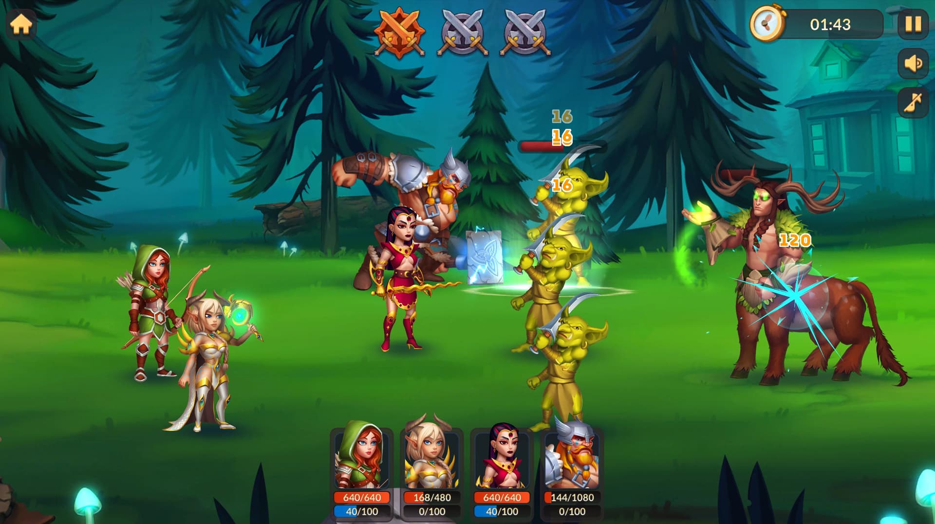 Heroes of the Citadel gameplay